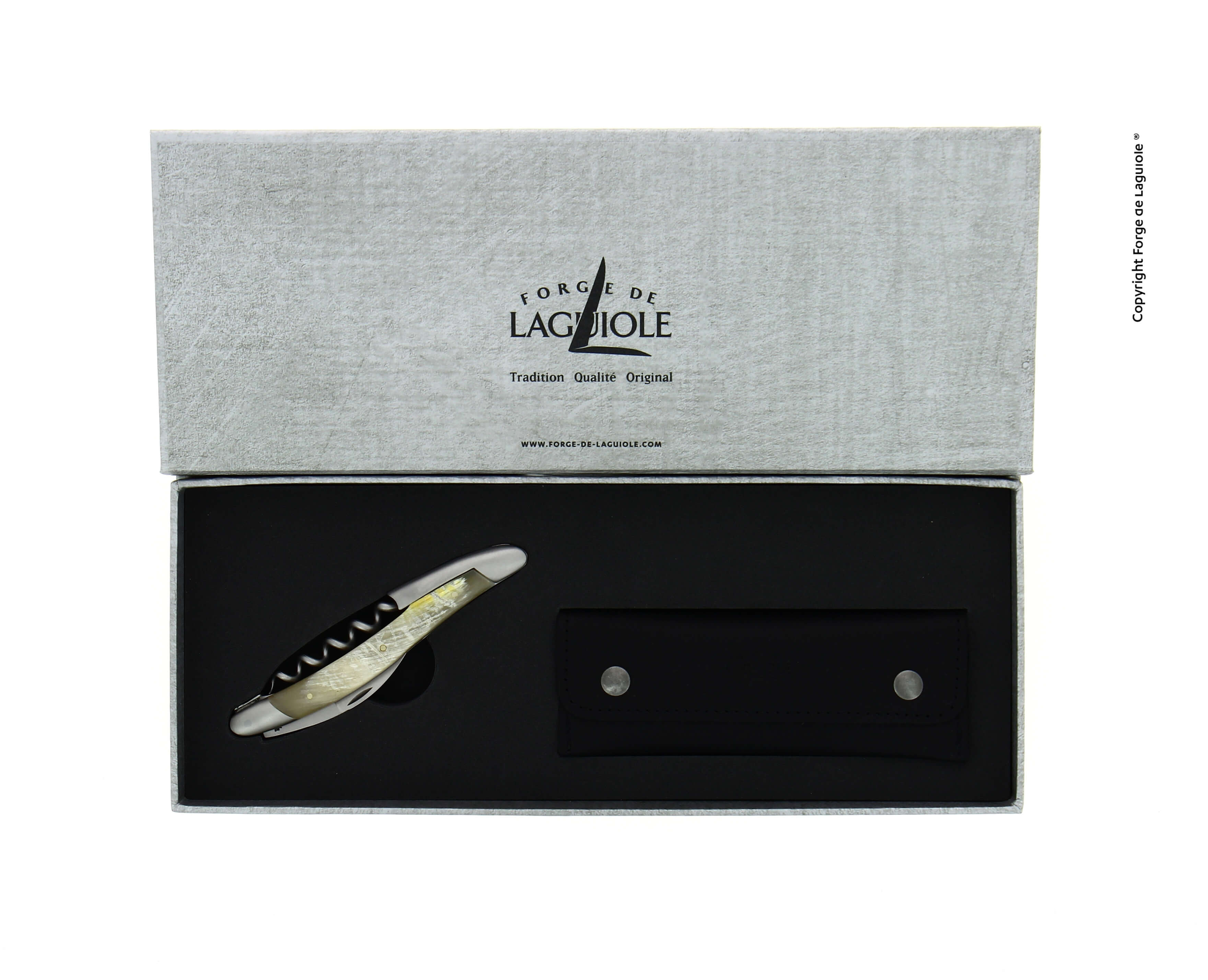 Forge De Laguiole Sommelier Aubrac Horn Satin finish