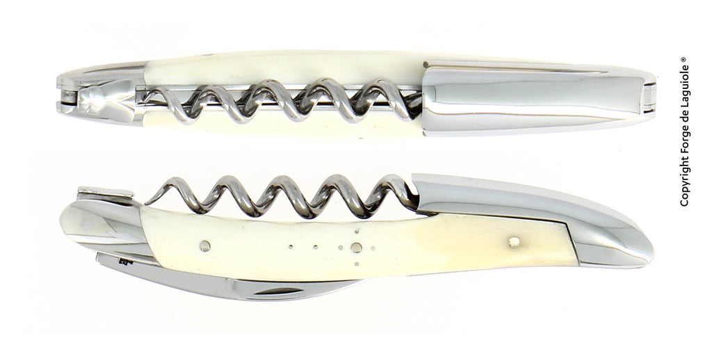 Forge De Laguiole Sommelier Benkorkskruv med högglanspolerad finish