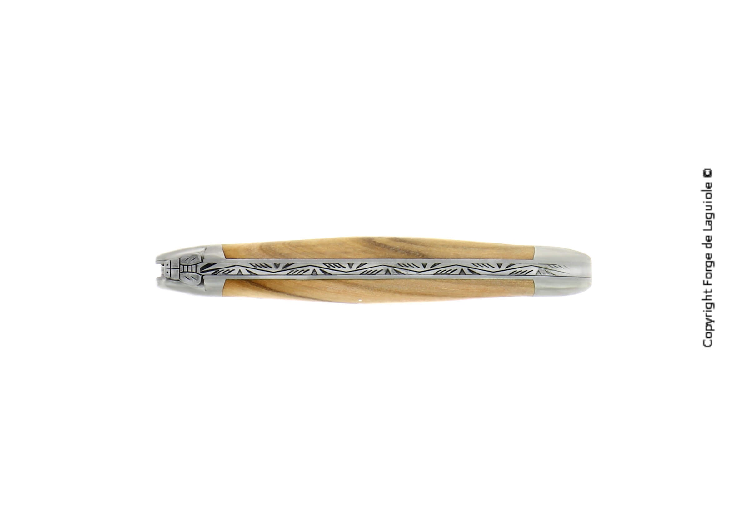 Forge De Laguiole, Fickkniv, 11 cm, olivträhandtag, matt finish