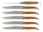 Forge De Laguiole Juniper-handtag - Satinmatt rostfritt stålblad