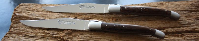 Laguiole En Aubrac Wenge Wood Steak Knives