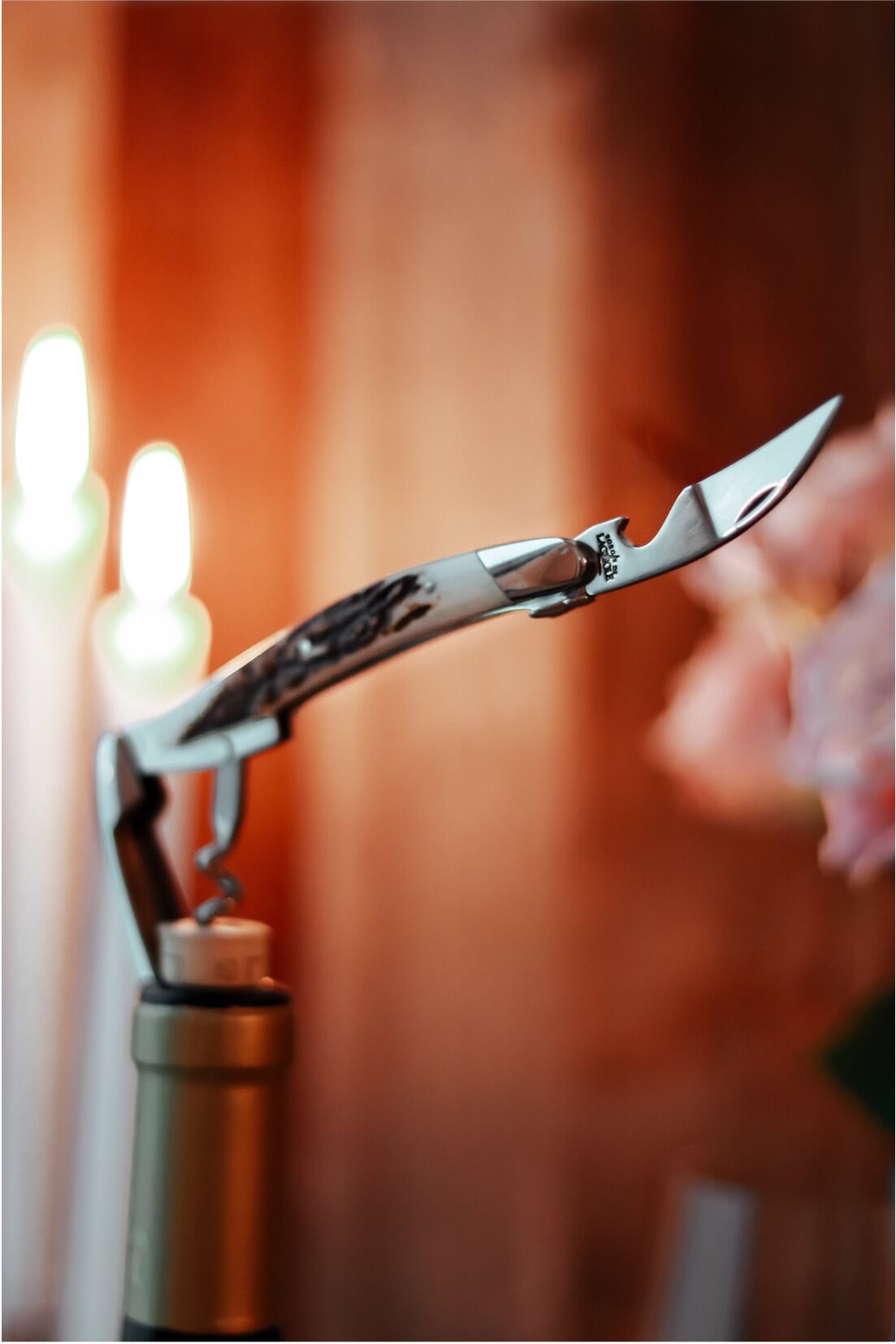 Forge De Laguiole Sommelier Hjorthorn Högglansfinish