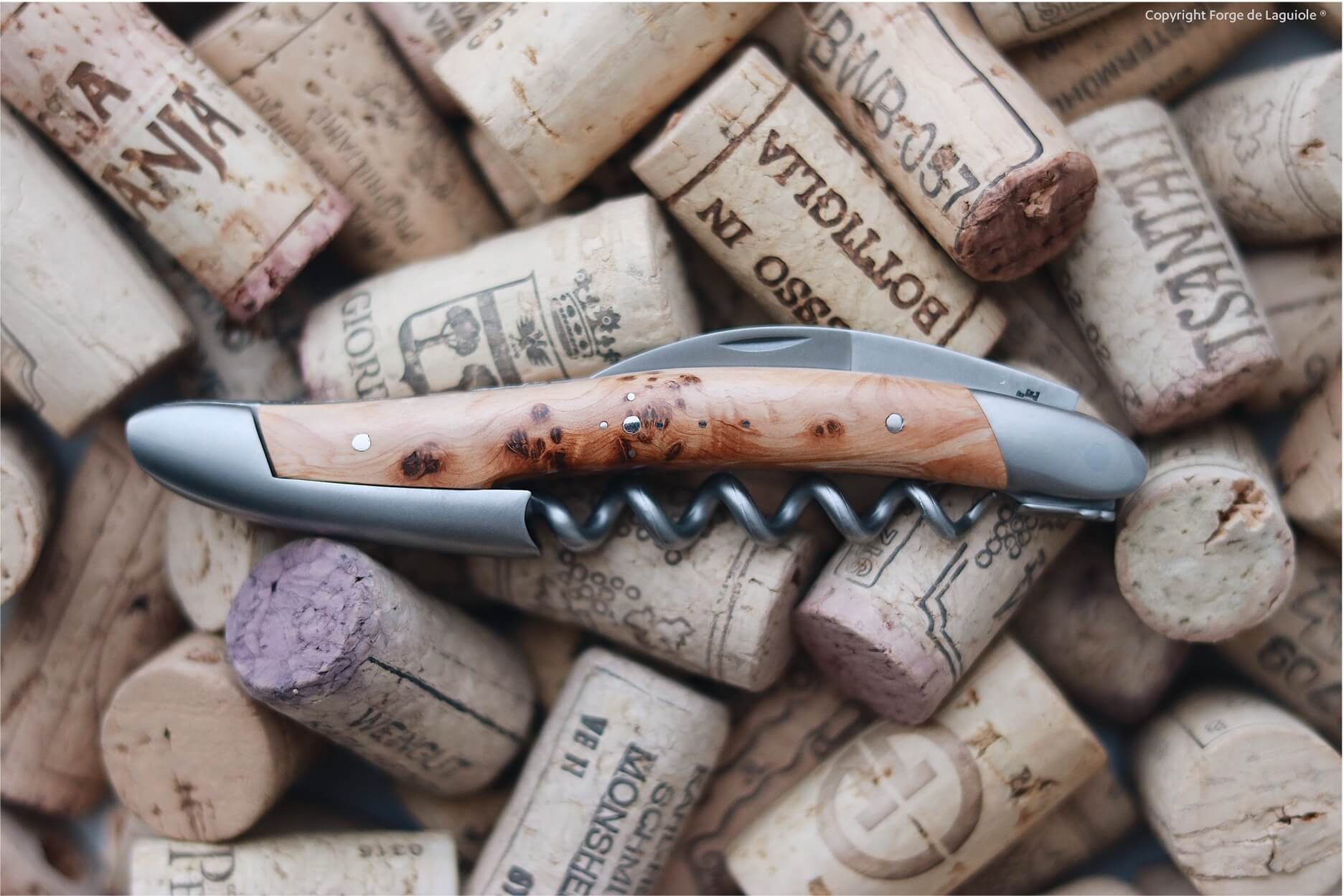 Forge De Laguiole Sommelier Juniper Satin finish