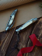 Presentset - Aubrac Kohorn - Sommelierkniv och Fällkniv - Forge De Laguiole