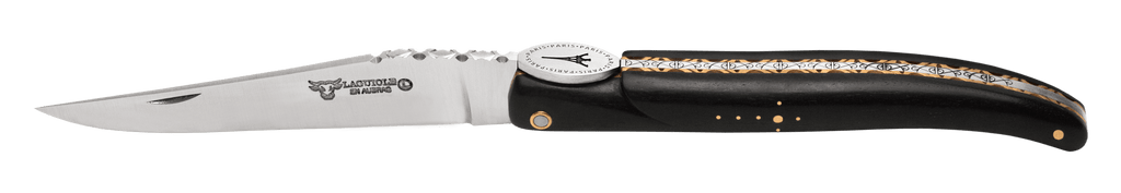 Laguiole En Aubrac - ORIGINE TOUR EIFFEL - Fickkniv med ebenholtshandtag