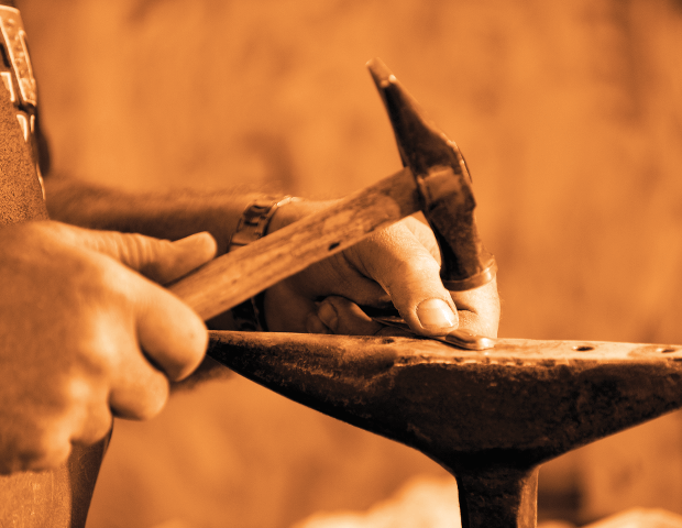 Laguiole En Aubrac - ORIGINE TOUR EIFFEL - Fickkniv med ebenholtshandtag