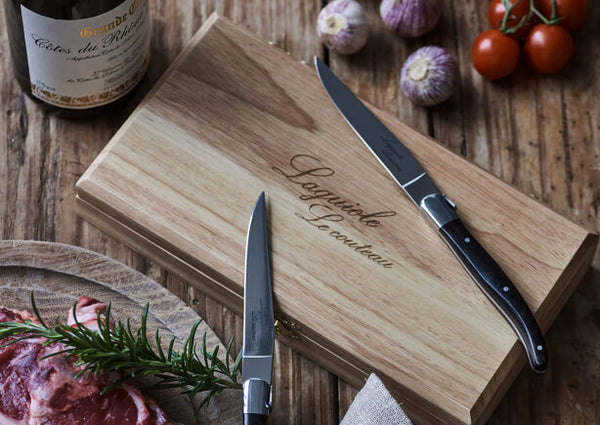 Laguiole Le Couteau knivar - EBONY