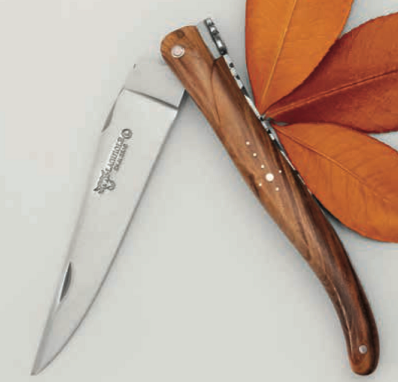 Laguiole En Aubrac – Fällkniv i Pistageträ – 12 cm