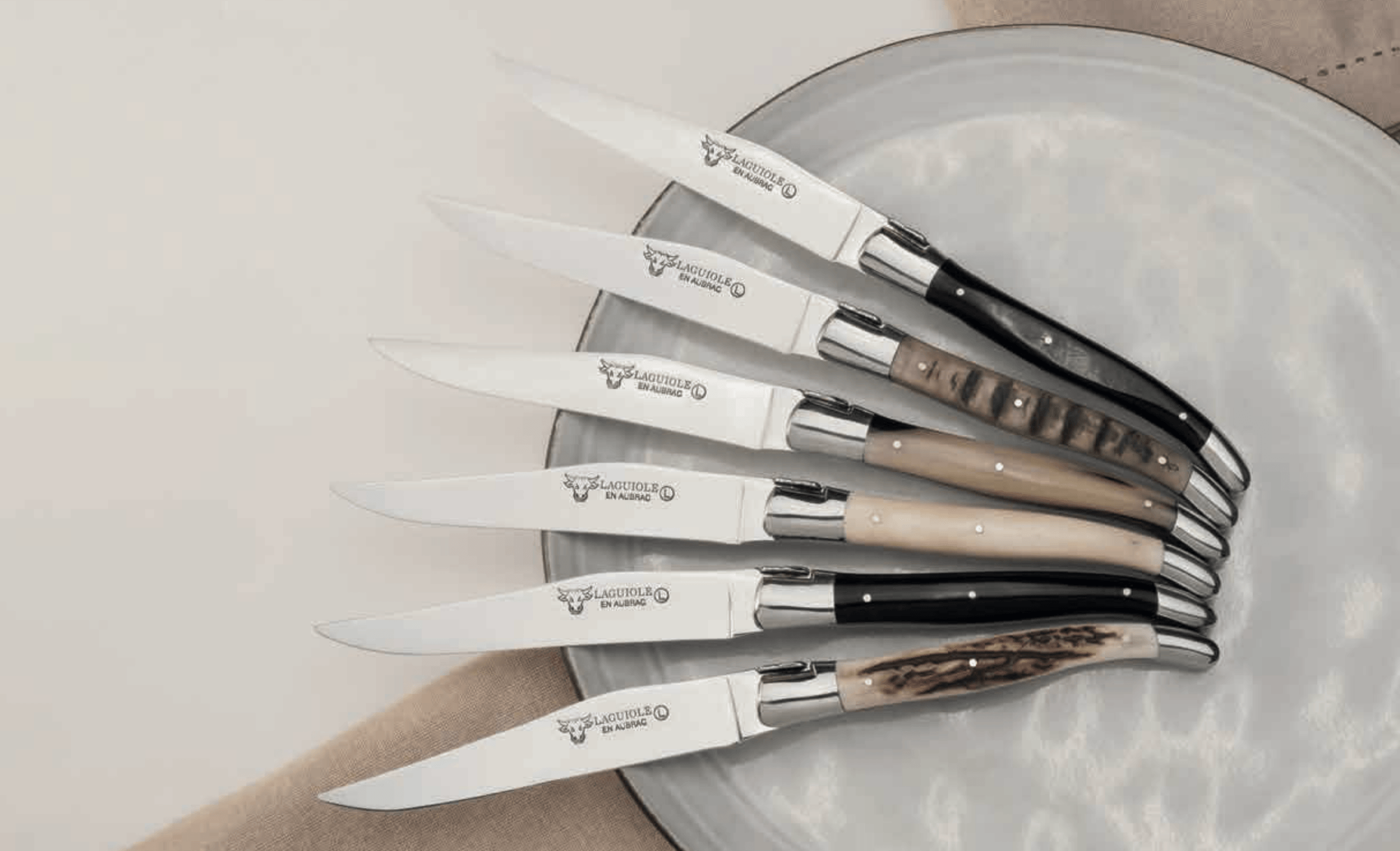 Laguiole en Aubrac - SET OF 6 | MIXED HORNS