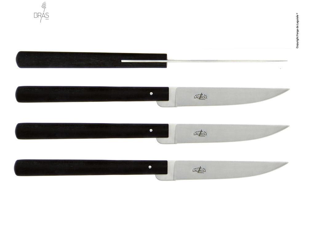 Forge De Laguiole set med stekknivar - Design av Michel och Sebastian Bras.