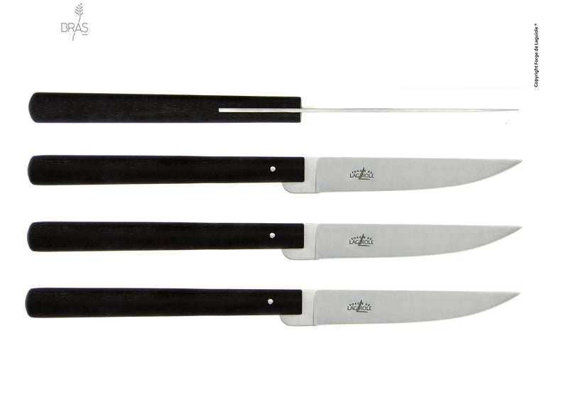 Forge De Laguiole set med stekknivar - Design av Michel och Sebastian Bras.
