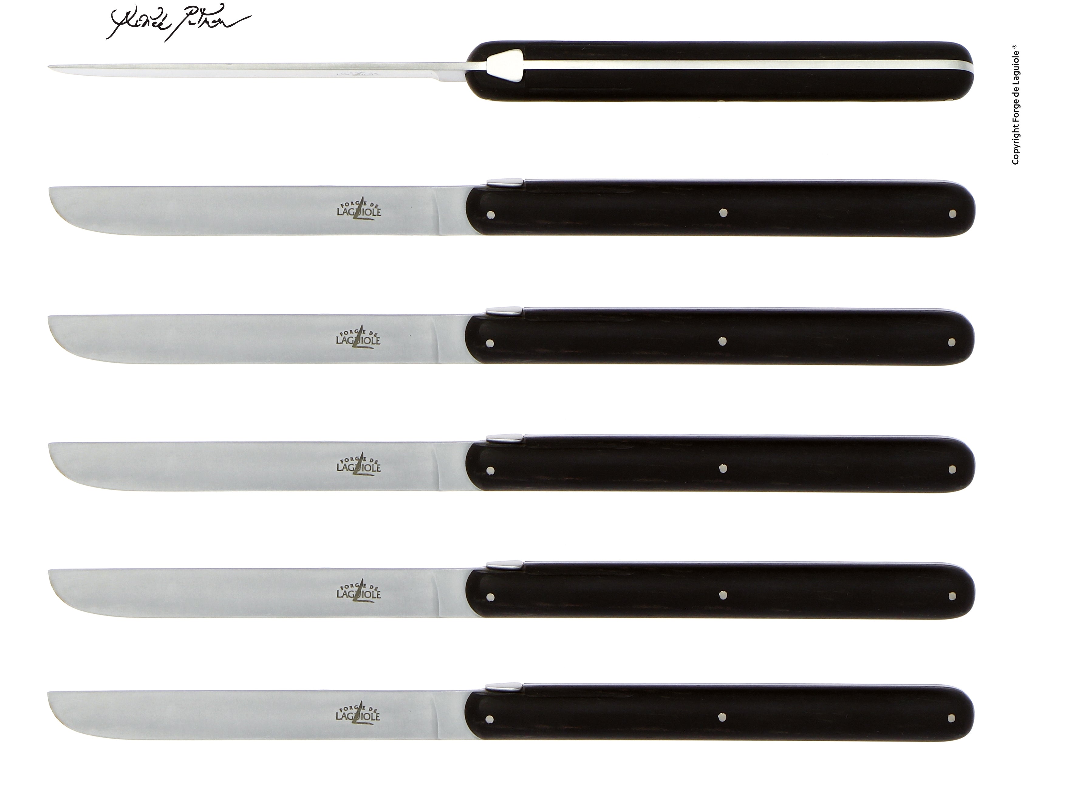 Forge De Laguiole bordsknivar designade av ANDREE PUTMAN