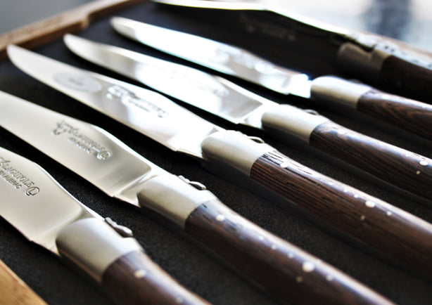 Laguiole En Aubrac Wenge Wood Steak Knives
