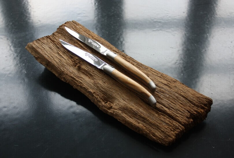 Laguiole En Aubrac Olive Wood Steak Knivar