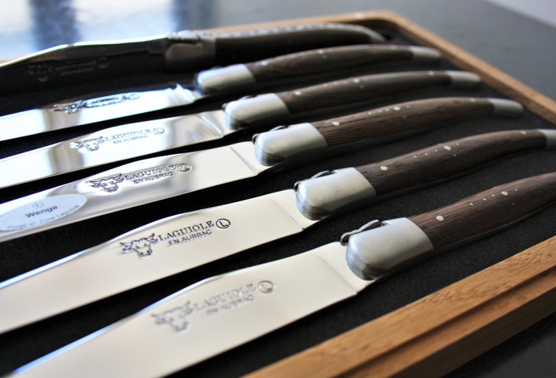 Laguiole En Aubrac Wenge Wood Steak Knives