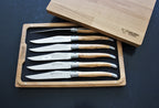 Laguiole En Aubrac Olive Wood Steak Knivar