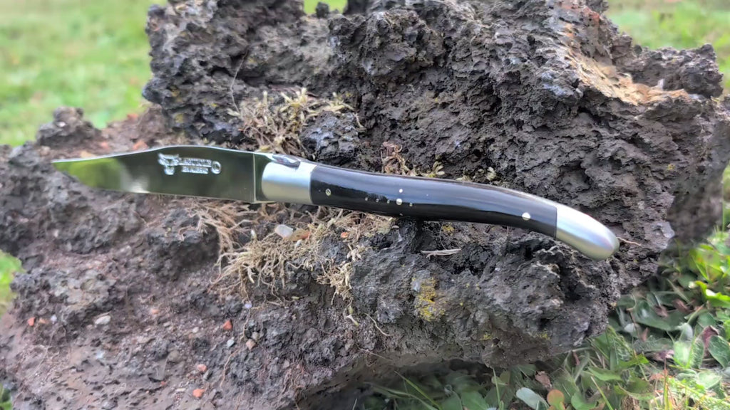 Laguiole En Aubrac Grillknivar – Buffelhorn – Blank Finish