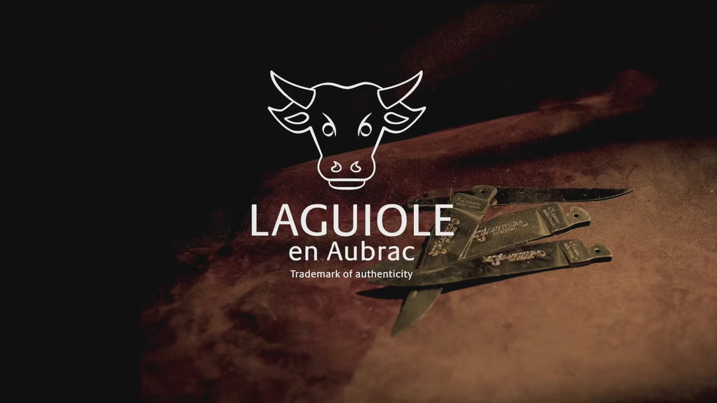 6 Laguiole En Aubrac Wenge Wood Steak Knives (matte stainless steel)